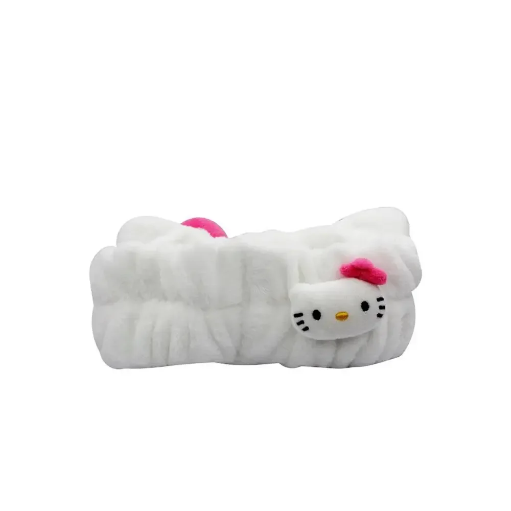 The Creme Shop x Hello Kitty Spa Headband Signature Perfect Pink Bow Plush